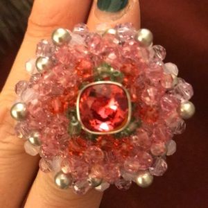 Swarovski lively multicolor ring